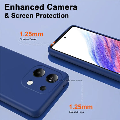 For Xiaomi Redmi Note 13 4G TPU Case 2.2mm Silky Touch Phone Cover Soft Lining