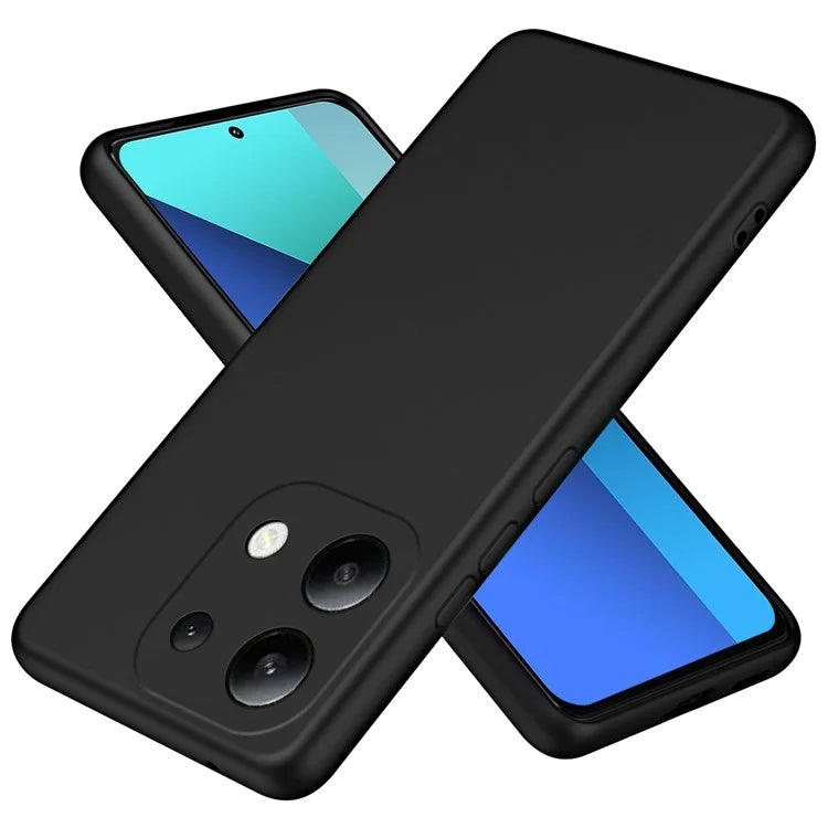 For Xiaomi Redmi Note 13 4G TPU Case 2.2mm Silky Touch Phone Cover Soft Lining