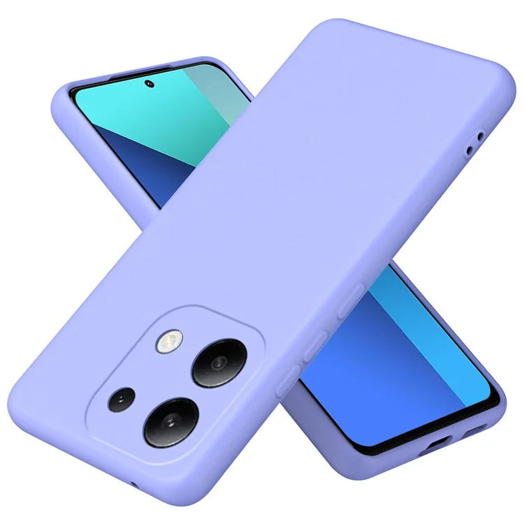 For Xiaomi Redmi Note 13 4G TPU Case 2.2mm Silky Touch Phone Cover Soft Lining