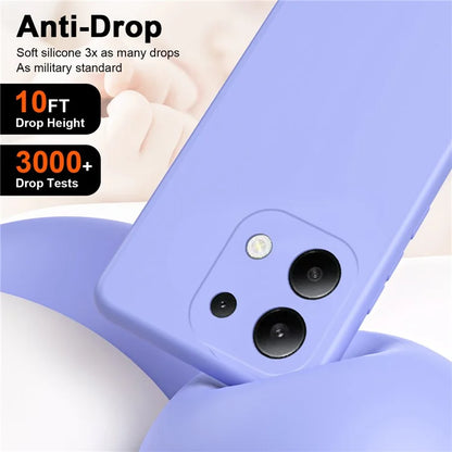 For Xiaomi Redmi Note 13 4G TPU Case 2.2mm Silky Touch Phone Cover Soft Lining