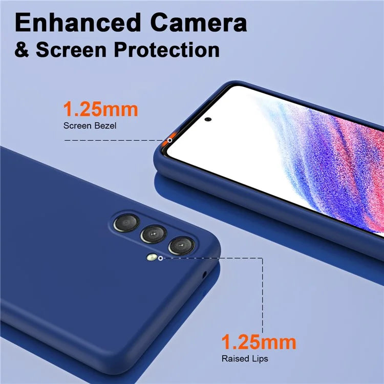 For Samsung Galaxy A25 5G (Global) (161.0 x 76.5 x 8.3mm) Case 2.2mm Silky Touch Soft Lining TPU Phone Cover
