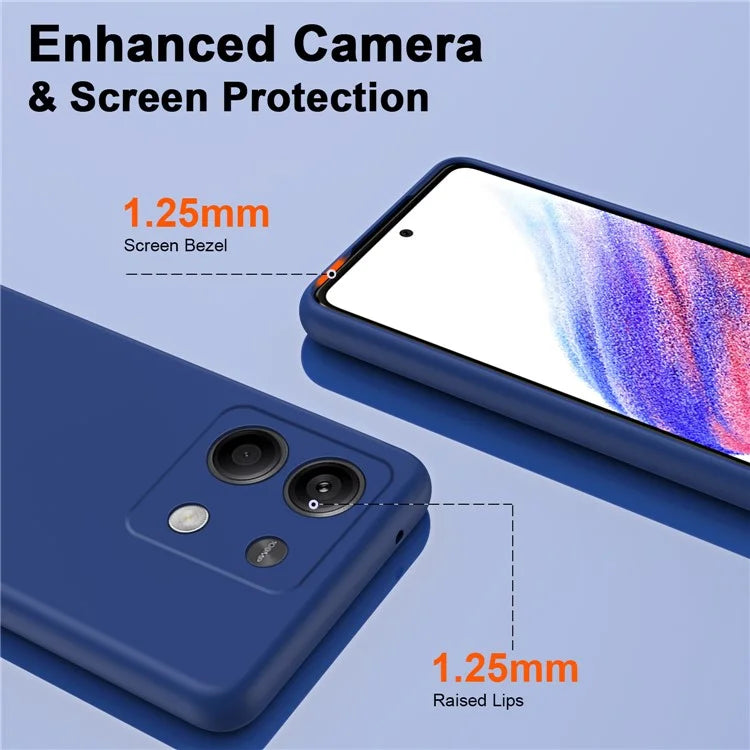 For Xiaomi Redmi Note 13 5G TPU Case 2.2mm Silky Touch Slim Phone Case Soft Lining