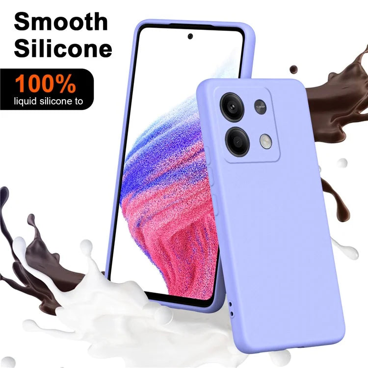 For Xiaomi Redmi Note 13 5G TPU Case 2.2mm Silky Touch Slim Phone Case Soft Lining