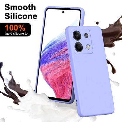 For Xiaomi Redmi Note 13 5G TPU Case 2.2mm Silky Touch Slim Phone Case Soft Lining