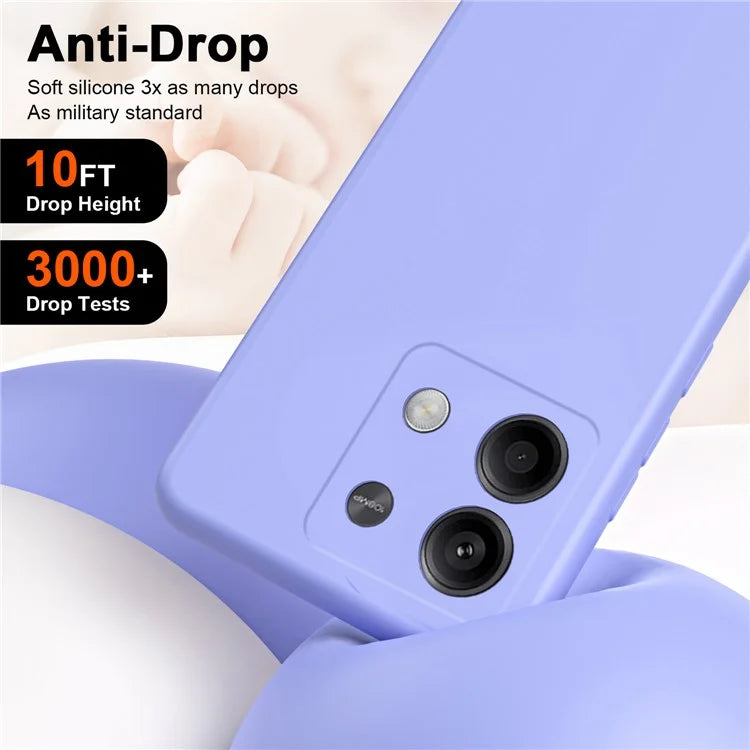 For Xiaomi Redmi Note 13 5G TPU Case 2.2mm Silky Touch Slim Phone Case Soft Lining