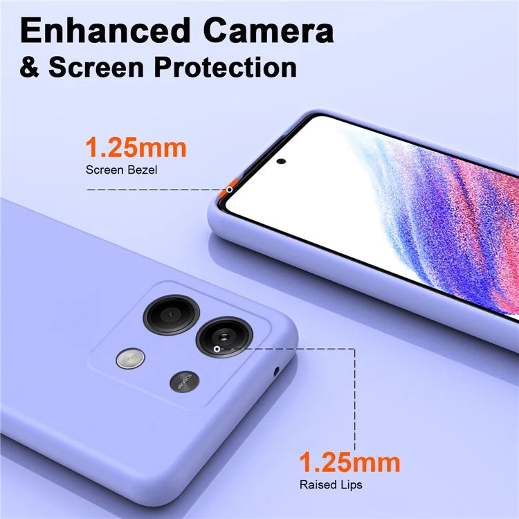 For Xiaomi Redmi Note 13 5G TPU Case 2.2mm Silky Touch Slim Phone Case Soft Lining
