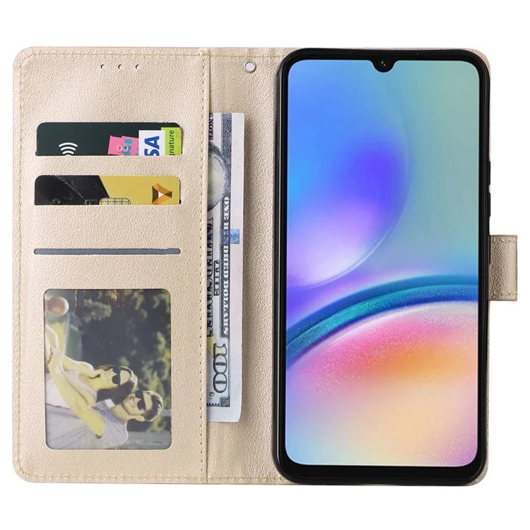 For Samsung Galaxy A05s 4G Cell Phone Stand Case Card Holder PU Leather Wallet Shockproof Phone Cover
