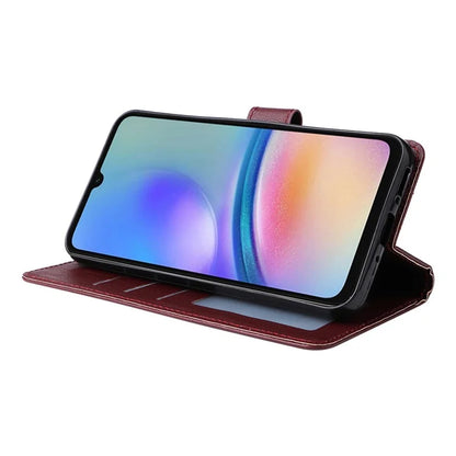 For Samsung Galaxy A05s 4G Cell Phone Stand Case Card Holder PU Leather Wallet Shockproof Phone Cover