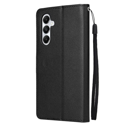 For Samsung Galaxy A24 4G (162.1 x 77.6 x 8.3mm) Magnetic Stand PU Leather Case Wallet Cell Phone Cover