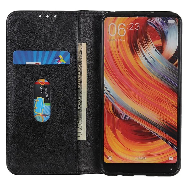For Xiaomi 14 Ultra Case Litchi Texture Split Leather Wallet Phone Cover Magnetic Closing