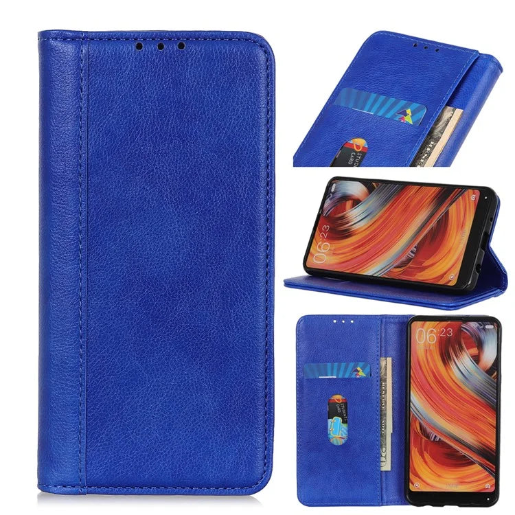 For Xiaomi 14 Ultra Case Litchi Texture Split Leather Wallet Phone Cover Magnetic Closing