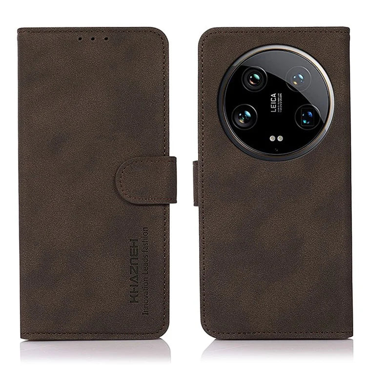KHAZNEH For Xiaomi 14 Ultra Leather Case Wallet Stand Protective Phone Cover