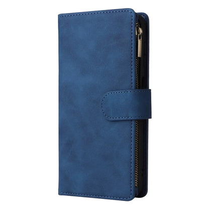 For Samsung Galaxy A05s 4G Case Zipper Phone Leather Cover with Multiple Card Slots
