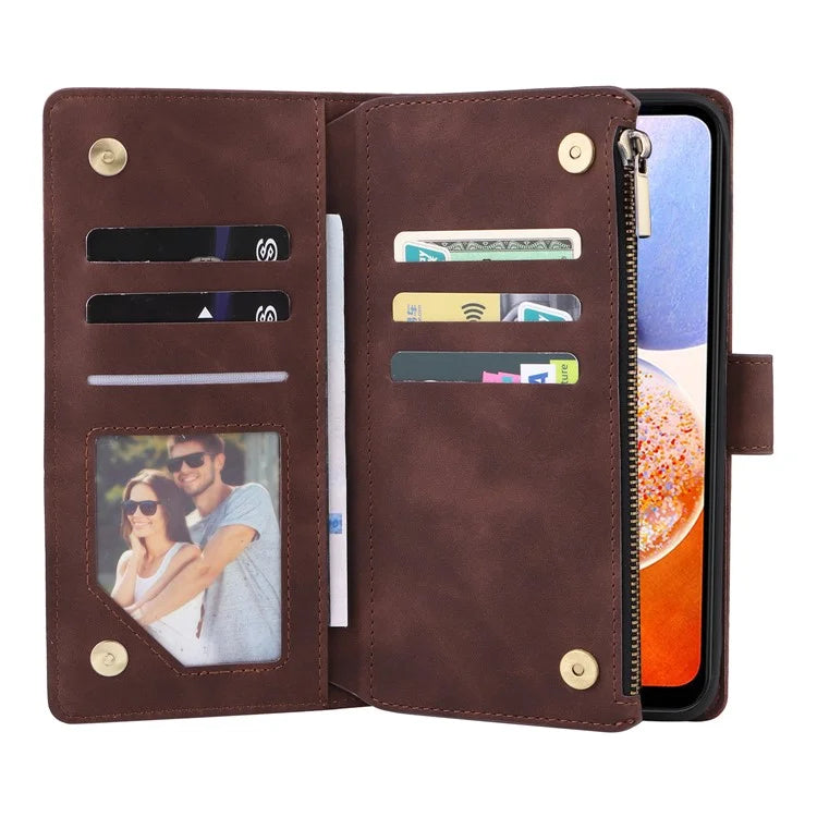 For Samsung Galaxy A34 5G Case Card Slots Wallet PU Leather Folio Flip Phone Cover