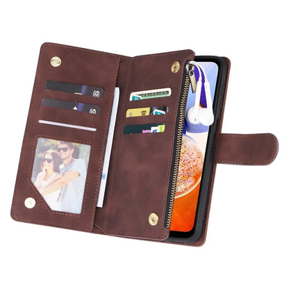 For Samsung Galaxy A34 5G Case Card Slots Wallet PU Leather Folio Flip Phone Cover