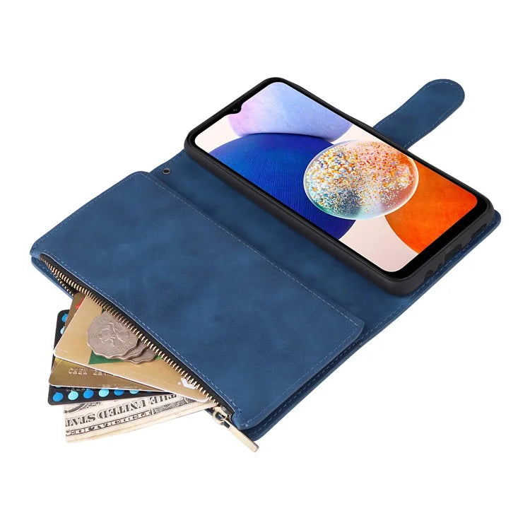 For Samsung Galaxy A34 5G Case Card Slots Wallet PU Leather Folio Flip Phone Cover