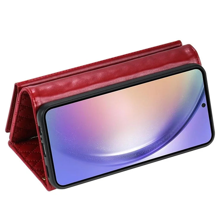 BKS-002 For Xiaomi Redmi 13C 4G / Poco C65 4G PU Leather Wallet Phone Cover Zipper Pocket Stand Case