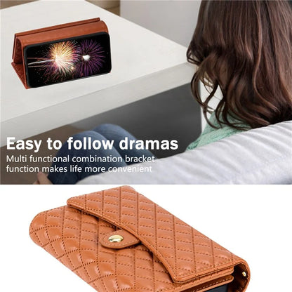 BKS-002 For Xiaomi Redmi 13C 4G / Poco C65 4G PU Leather Wallet Phone Cover Zipper Pocket Stand Case