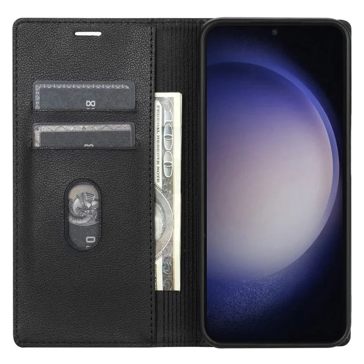 BKS-001 For Xiaomi Redmi 13C 4G / Poco C65 4G Case PU Leather Cover Magnetic Drop-resistant Shell