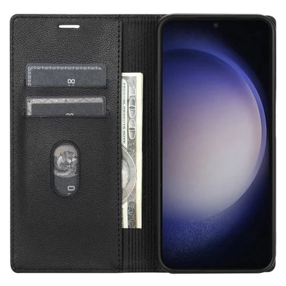 BKS-001 For Xiaomi Redmi 13C 4G / Poco C65 4G Case PU Leather Cover Magnetic Drop-resistant Shell