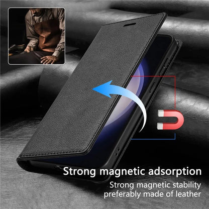 BKS-001 For Xiaomi Redmi 13C 4G / Poco C65 4G Case PU Leather Cover Magnetic Drop-resistant Shell