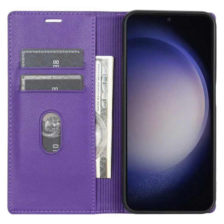 BKS-001 For Xiaomi Redmi 13C 4G / Poco C65 4G Case PU Leather Cover Magnetic Drop-resistant Shell