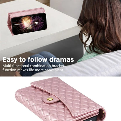 BKS-002 For Xiaomi Redmi Note 13 5G Anti-Scratch Wallet Case PU Leather Phone Cover Zipper Pocket Stand