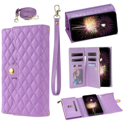 BKS-002 For Xiaomi Redmi Note 13 5G Anti-Scratch Wallet Case PU Leather Phone Cover Zipper Pocket Stand