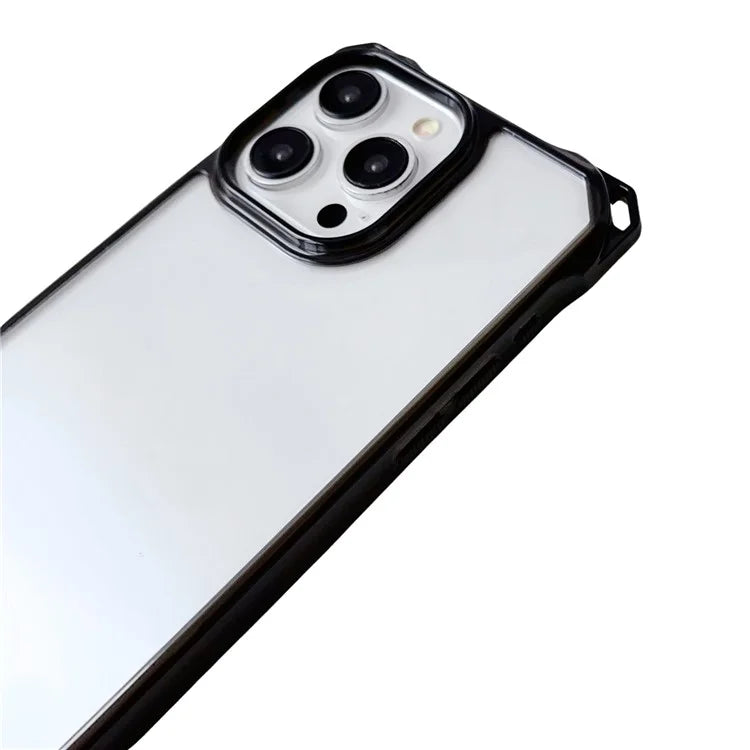 For iPhone 15 Pro Max Clear Case Reinforced Corner TPU Phone Cover with Hanging String