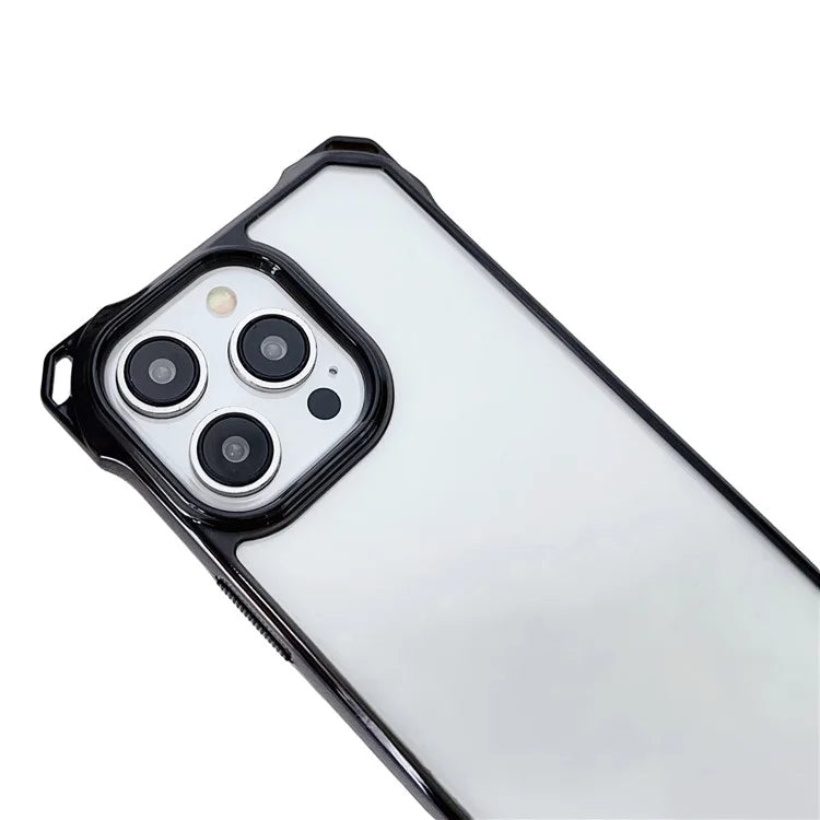 For iPhone 15 Pro Max Clear Case Reinforced Corner TPU Phone Cover with Hanging String