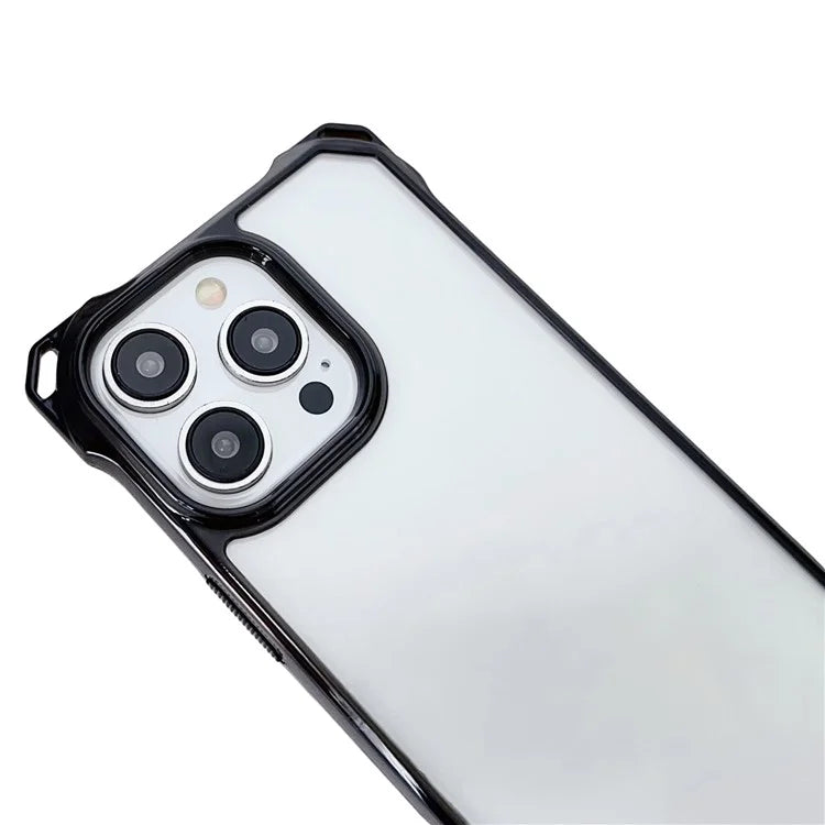 For iPhone 15 Pro Max Clear Case Reinforced Corner TPU Phone Cover with Hanging String