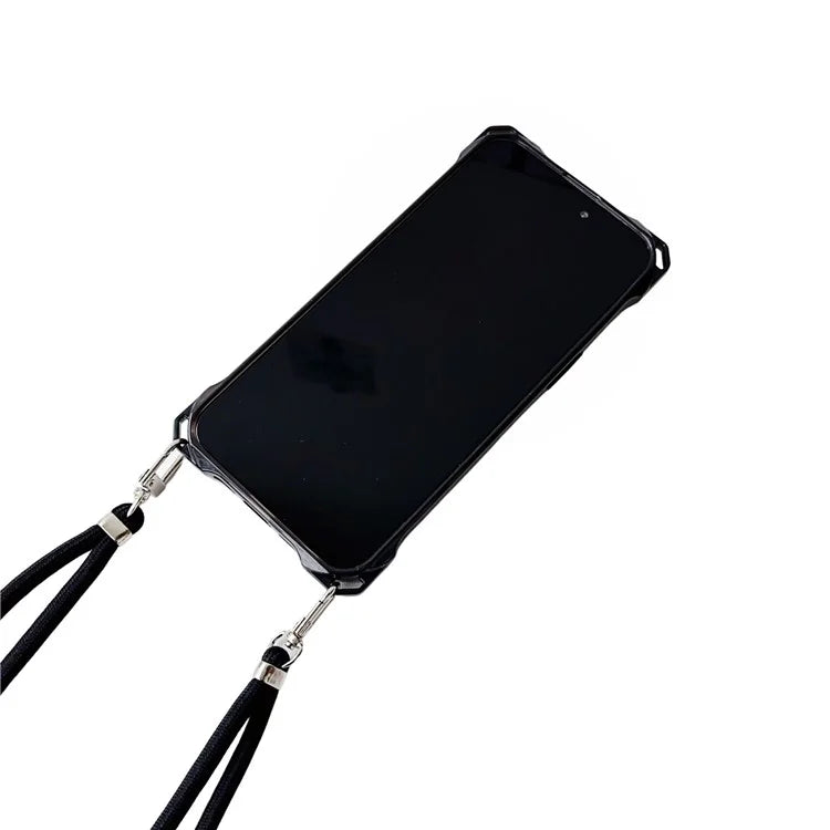 For iPhone 15 Pro Max Clear Case Reinforced Corner TPU Phone Cover with Hanging String