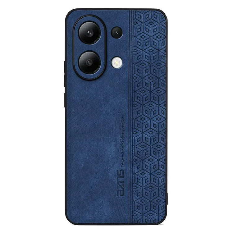 AZNS For Xiaomi Redmi Note 13 4G Case Anti-Scratch PU Leather Coated TPU Phone Cover