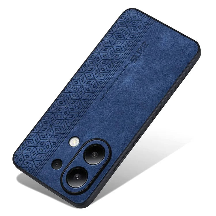 AZNS For Xiaomi Redmi Note 13 4G Case Anti-Scratch PU Leather Coated TPU Phone Cover