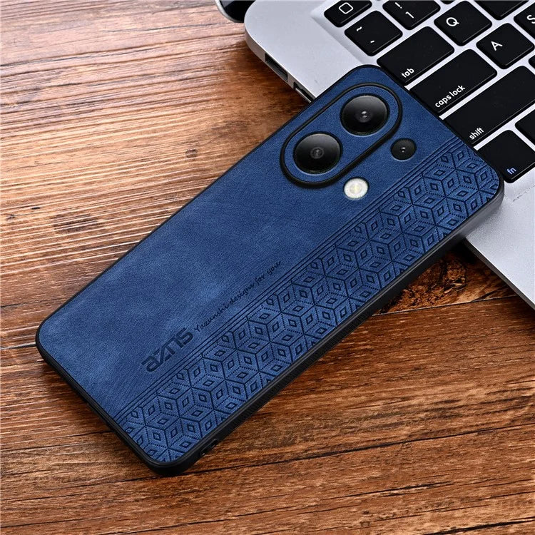 AZNS For Xiaomi Redmi Note 13 4G Case Anti-Scratch PU Leather Coated TPU Phone Cover