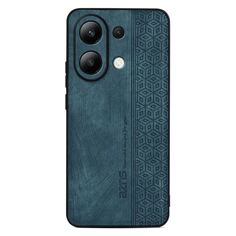 AZNS For Xiaomi Redmi Note 13 4G Case Anti-Scratch PU Leather Coated TPU Phone Cover