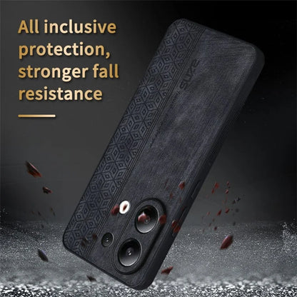 AZNS For Xiaomi Redmi Note 13 4G Case Anti-Scratch PU Leather Coated TPU Phone Cover