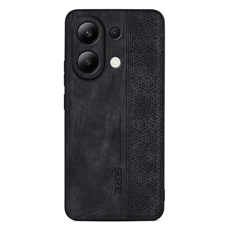 AZNS For Xiaomi Redmi Note 13 4G Case Anti-Scratch PU Leather Coated TPU Phone Cover
