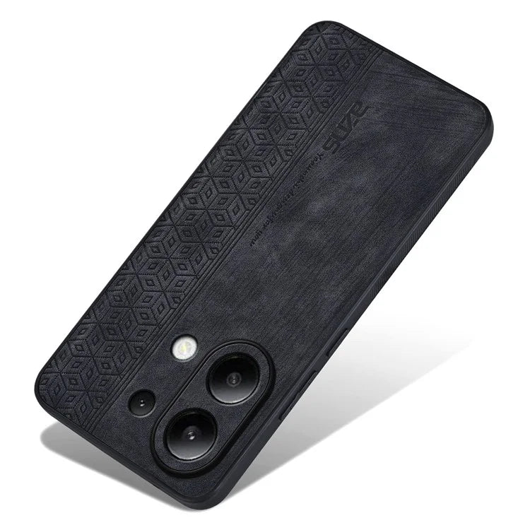 AZNS For Xiaomi Redmi Note 13 4G Case Anti-Scratch PU Leather Coated TPU Phone Cover