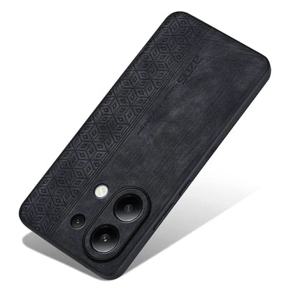 AZNS For Xiaomi Redmi Note 13 4G Case Anti-Scratch PU Leather Coated TPU Phone Cover