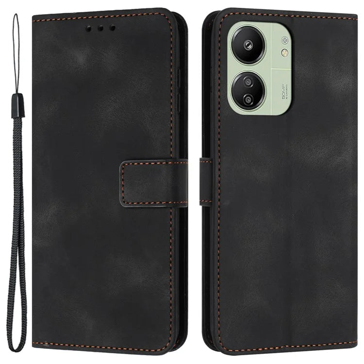 For Xiaomi Redmi 13C 4G / 13C 5G / Poco C65 4G Case Slim-Fit PU Leather Phone Stand Cover