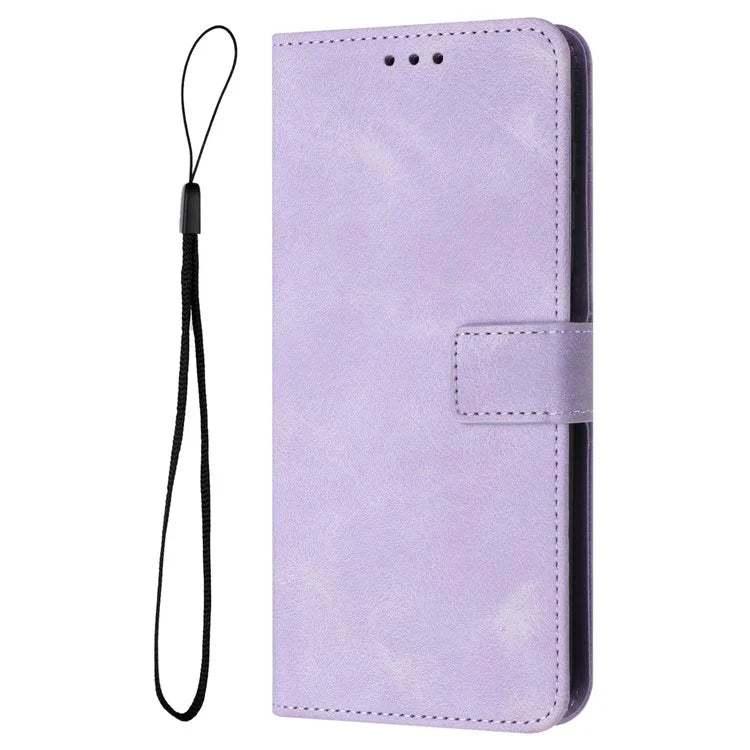 For Samsung Galaxy A05s 4G Stand Phone Case Skin-touch PU Leather Anti-Scratch Mobile Phone Cover