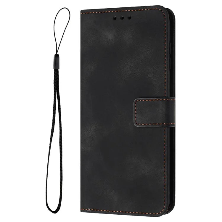 For Samsung Galaxy A05s 4G Stand Phone Case Skin-touch PU Leather Anti-Scratch Mobile Phone Cover