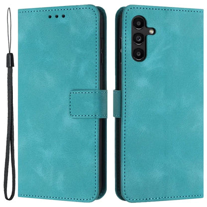 For Samsung Galaxy A05s 4G Stand Phone Case Skin-touch PU Leather Anti-Scratch Mobile Phone Cover