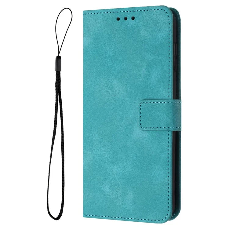 For Samsung Galaxy A05s 4G Stand Phone Case Skin-touch PU Leather Anti-Scratch Mobile Phone Cover