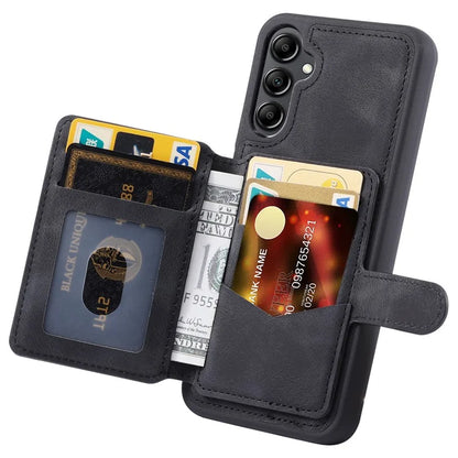 For Samsung Galaxy A25 5G (Global) (161.0 x 76.5 x 8.3mm) Case  Leather+TPU Phone Wallet Cover