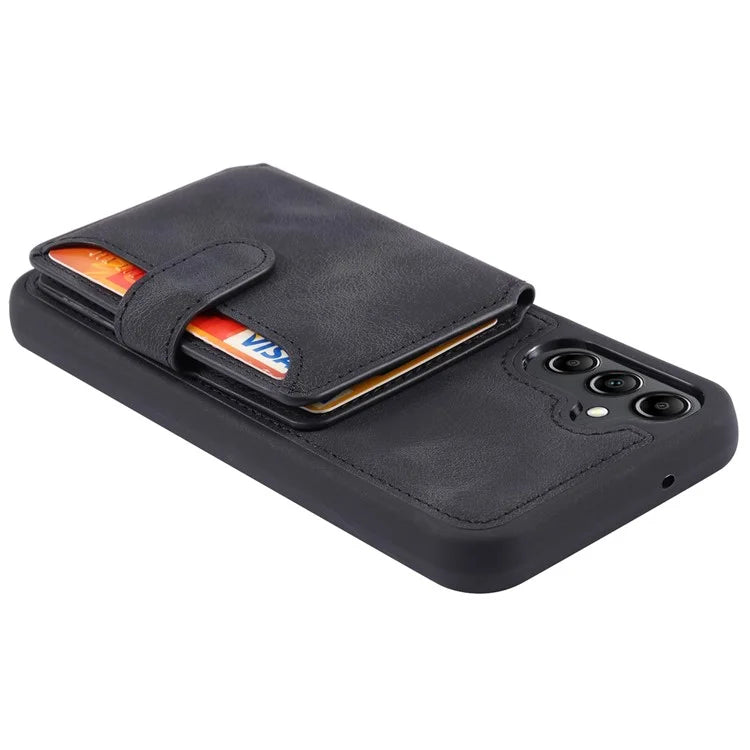 For Samsung Galaxy A25 5G (Global) (161.0 x 76.5 x 8.3mm) Case  Leather+TPU Phone Wallet Cover