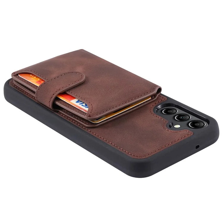 For Samsung Galaxy A25 5G (Global) (161.0 x 76.5 x 8.3mm) Case  Leather+TPU Phone Wallet Cover