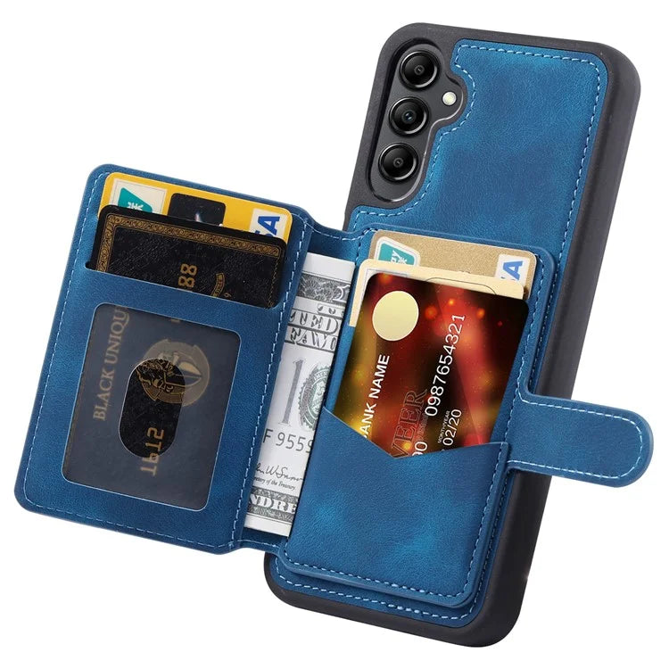 For Samsung Galaxy A25 5G (Global) (161.0 x 76.5 x 8.3mm) Case  Leather+TPU Phone Wallet Cover