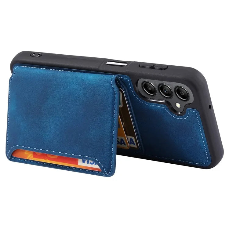 For Samsung Galaxy A25 5G (Global) (161.0 x 76.5 x 8.3mm) Case  Leather+TPU Phone Wallet Cover